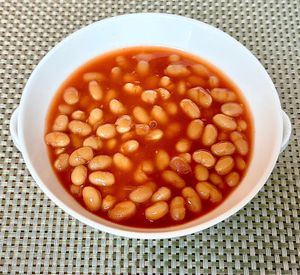 Baked beans  at Nine7One in Dubai