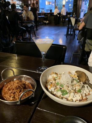 Curry and cocktail  at Smith & Daughters in Collingwood