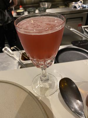 Bay leaf cosmo cocktail  at Smith & Daughters in Collingwood