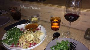 Vegan calamari 🦑   at Smith & Daughters in Collingwood