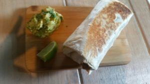 Breakfast burrito  at Smith & Daughters in Collingwood