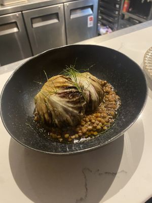 Radicchio Italian ‘meat’ balls   at Smith & Daughters in Collingwood