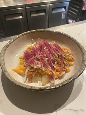 Watermelon ceviche   at Smith & Daughters in Collingwood