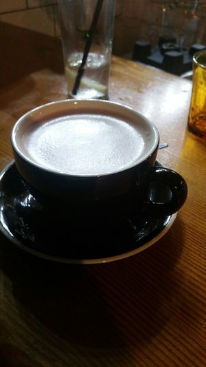 European thick hot chocolate - hazelnut with almond milk at Smith & Daughters in Collingwood
