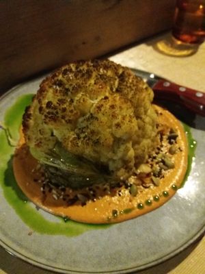 Braised cauliflower at Smith & Daughters in Collingwood