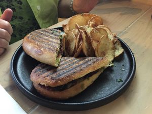 Spanish pressed sandwich at Smith & Daughters in Collingwood