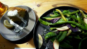 Tortilla and salad ♡ at Smith & Daughters in Collingwood