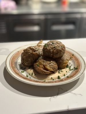 Fried potatoes   at Smith & Daughters in Collingwood