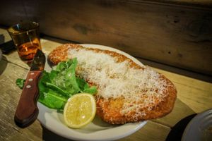 schnitzel at Smith & Daughters in Collingwood