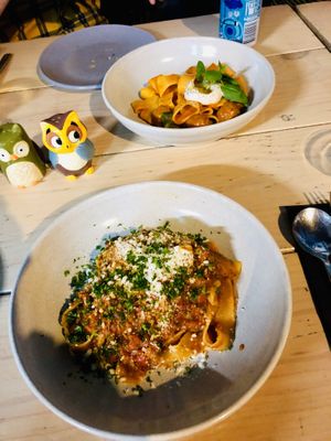 Beef ragu + meatballs at Smith & Daughters in Collingwood