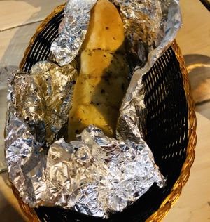 Garlic bread  at Smith & Daughters in Collingwood