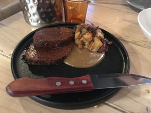 Vegan steak at Smith & Daughters in Collingwood