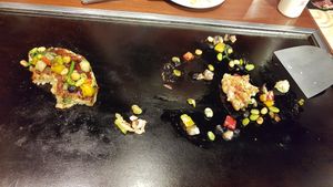 at Chibo Okonomiyaki Restaurant in Osaka