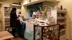 Cosy atmosphere  at Phono Kafe in Tokyo