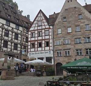 Das "zum Albrecht Dürer Haus" von Außen. at Zum Albrecht Dürer Haus in Nuremberg