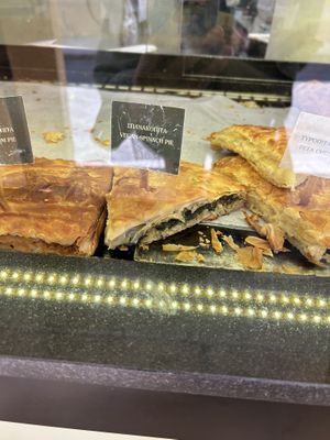 Vegan spinach pie  at Chryssa Bakery - Xrysa Bakery in Corfu