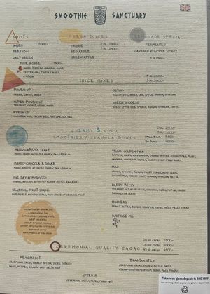   at Smoothie Sanctuary in Budapest