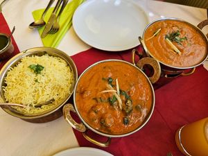 Vegan dishes at Taj Mahal in Crailsheim