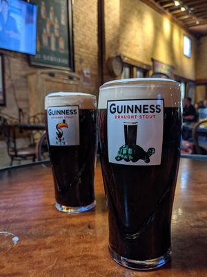 Guinness at Piper Down Pub in Salt Lake City