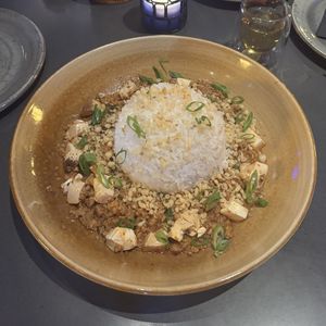 kai-ming’s mapo tofu  at Universal Studios - The Blue Dragon  in Orlando