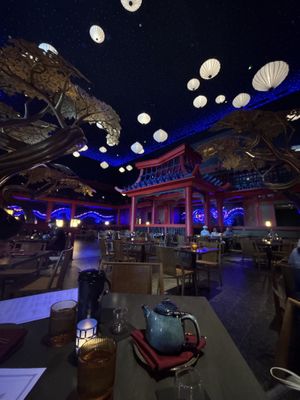 inside   at Universal Studios - The Blue Dragon  in Orlando