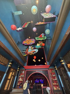 entrance area   at Universal Studios - The Blue Dragon  in Orlando