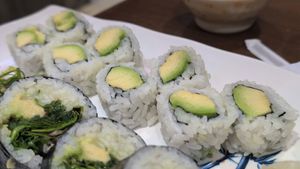 Avocado roll at Hokkaido Ramen House in Mount Dora