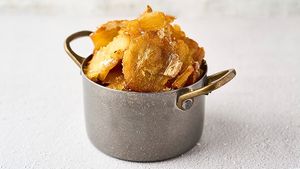 Smashed potatoes at Timesburg - Sant Pau in Barcelona