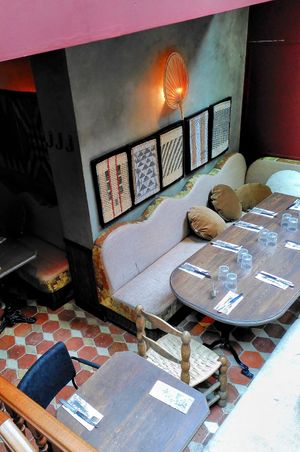 Big table for groups at La Cuisine de Souad @ Ernest & Souad in Paris