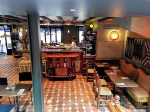 Eat-in space at La Cuisine de Souad @ Ernest & Souad in Paris