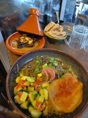 Bol de Souad and tajine at La Cuisine de Souad @ Ernest & Souad in Paris
