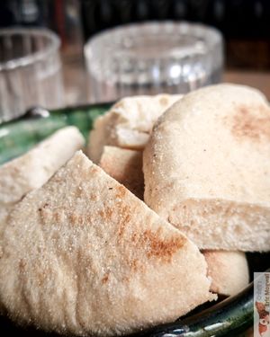batbout bread at La Cuisine de Souad @ Ernest & Souad in Paris