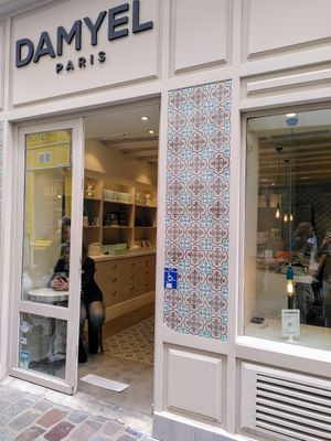 Façade at Damyel - Rue des Rosiers in Paris