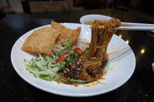 noodles at O'bean Organic Soya Store - Tanjong Pagar in Central Singapore