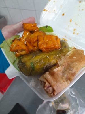 The ultimate fast food in the world and it's vegan! at Cơm Chay Diệu Vy in Ho Chi Minh City