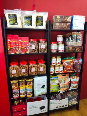 Items for sale at O'Bean in Northeast Singapore