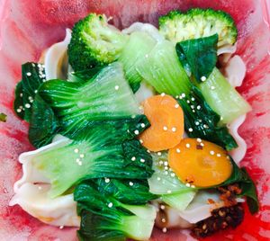 Dumplings at O'Bean in Northeast Singapore