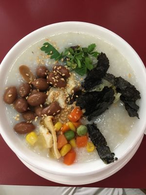 Soya porridge at O'Bean in Northeast Singapore