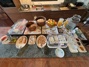 Plant based and organic breakfast at Mas Campassol in Sant Iscle De Colltort