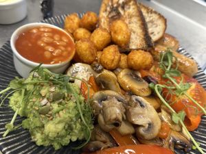 Vegan full English   at The Deli Social in Sutton Coldfield