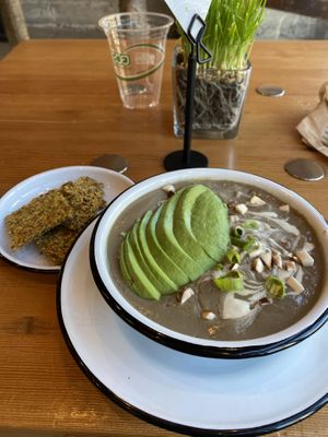 Mushroom soup  at NW Raw in Ashland