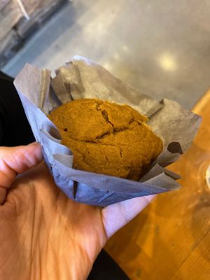 Their muffins are amazing and made with maple syrup not regular milk at NW Raw in Ashland