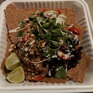 Raw nachos at NW Raw in Ashland