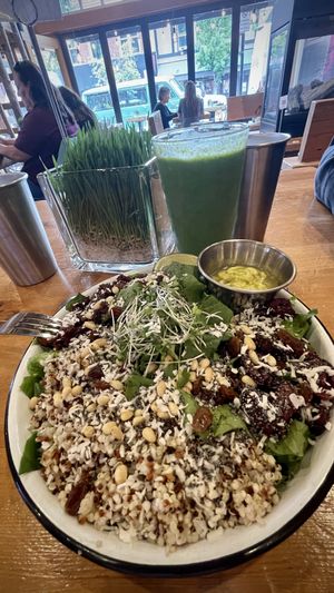 So helpful making my own salad!  at NW Raw in Ashland