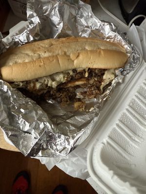 Philly Cheeze Steak  at Flame on Vegan in Springfield