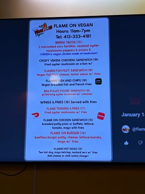  at Flame on Vegan in Springfield