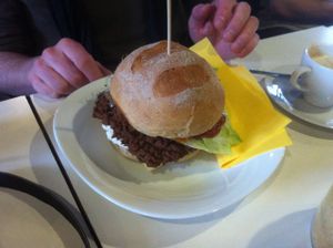 burger  at miXtura in Poznan