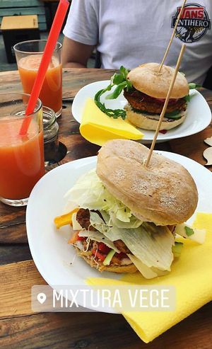 Small burgers at miXtura in Poznan