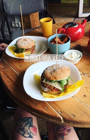 Small burgers at miXtura in Poznan