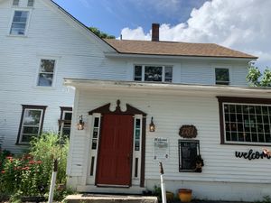 Entry to Tavern 21  at Tavern 27 in Laconia